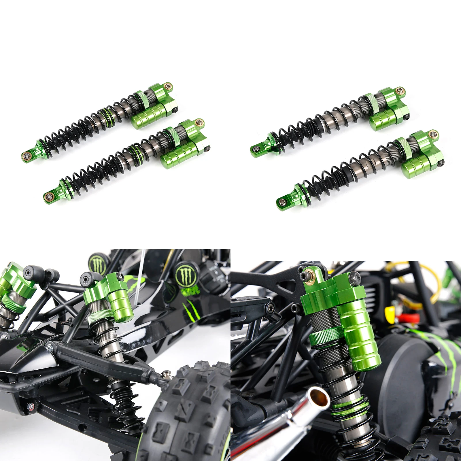 8 мм амортизатор с копилкой противоударные колпачки для 1/5 HPI ROVAN KM BAJA 5B rc