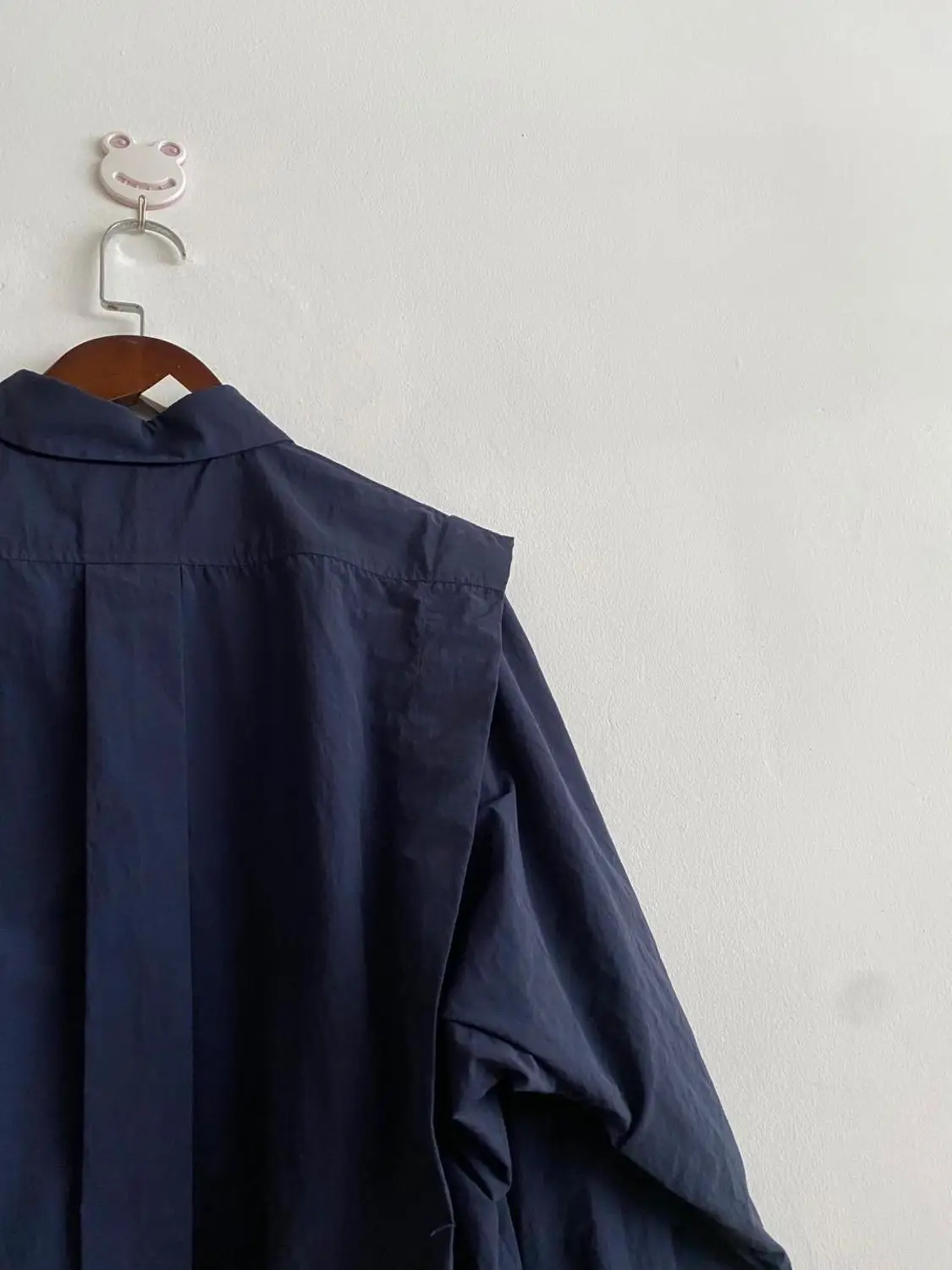 

Women Turn-down Collar Shirt Long Sleeve Stitching Simple Blouse and Top