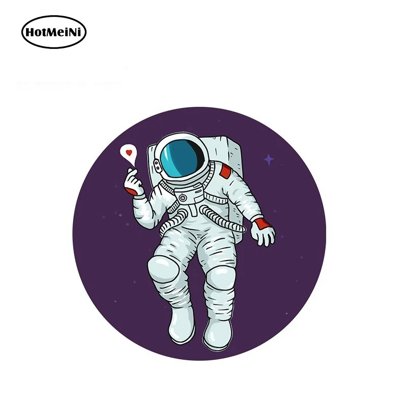 

HotMeiNi 13cm x 13cm Space Astronaut Funny Car Stickers and Decals Vinyl Car Wrap for Windshield Refrigerator Car Assessoires