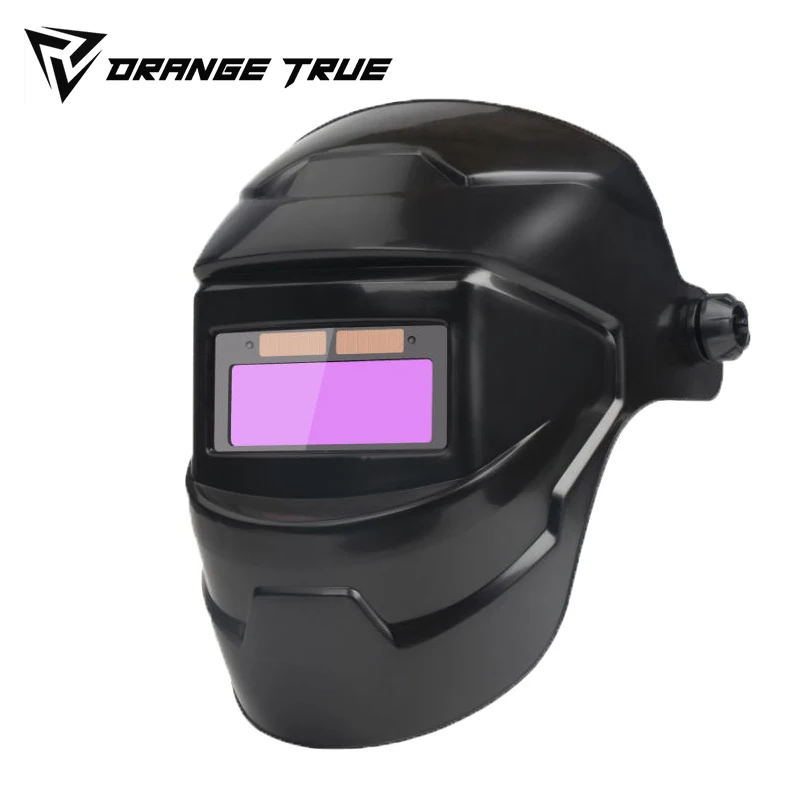 Welding Helmet Solar Automatic Variable Light Mask Chameleon Large View True Color Auto Darkening Dimming Glasses | Инструменты