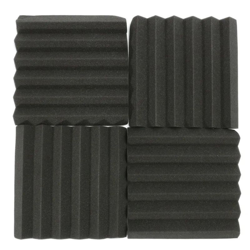 

8 Pcs Sound Insulation Foam Acoustic Foam Sound Treatment Studio Room Absorption Wedge Foam
