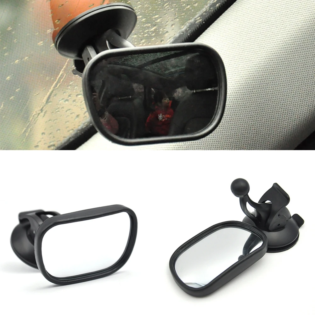 Baby Viewer Mirror Adjustable Detatchable Suction Cup Safety Universal Shatter-proof Auto Inner On Windshield Car Accessories | Автомобили
