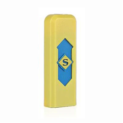 Color8 Ветрозащитный хороший подарок бездымный беспламенный usb зарядка Зажигалка для сигарет электронные зажигалки аксессуары для курения 1 шт - Цвет: Color8