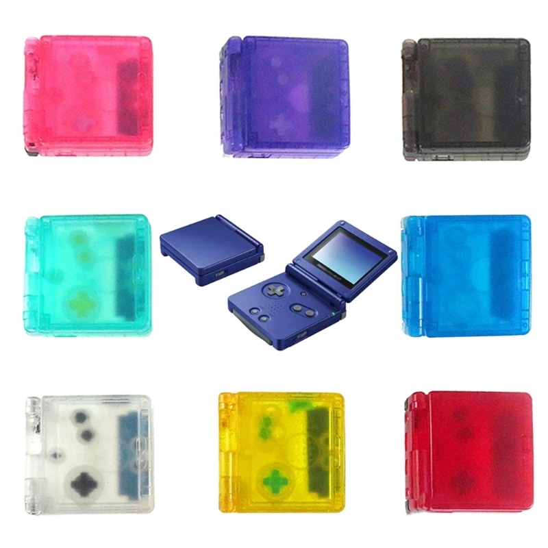 

For GBA S-P IPS LCD Kits No need cut Newest Clear Transparent housing for Gameboy Advance GBA LCD Backlight Screen Shell