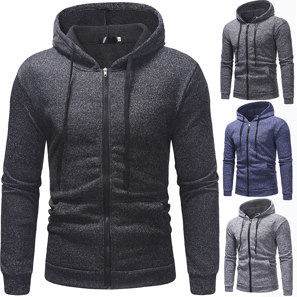 Осенние модные мужские мужская толстовка с капюшоном куртка 2018 M XXL|Мужские