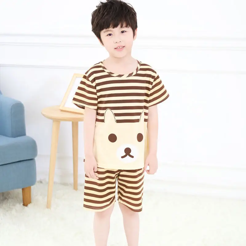 Одежда для маленьких девочек с покемоном Пикачу летняя одежда сна мальчиков