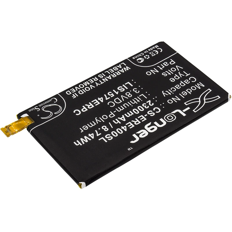 Обновленная батарея Cameron Sino для sony Ericsson 1288-1798 E2105 E2114 E2115 E2124 Xperia A2 2300 mAh/8.74Wh |