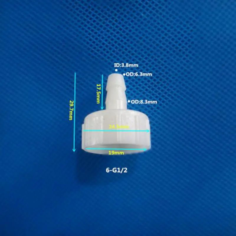 

Фитинг для пластиковых труб BSPP, с внутренней резьбой на 6 мм, с зазубринами, для сада