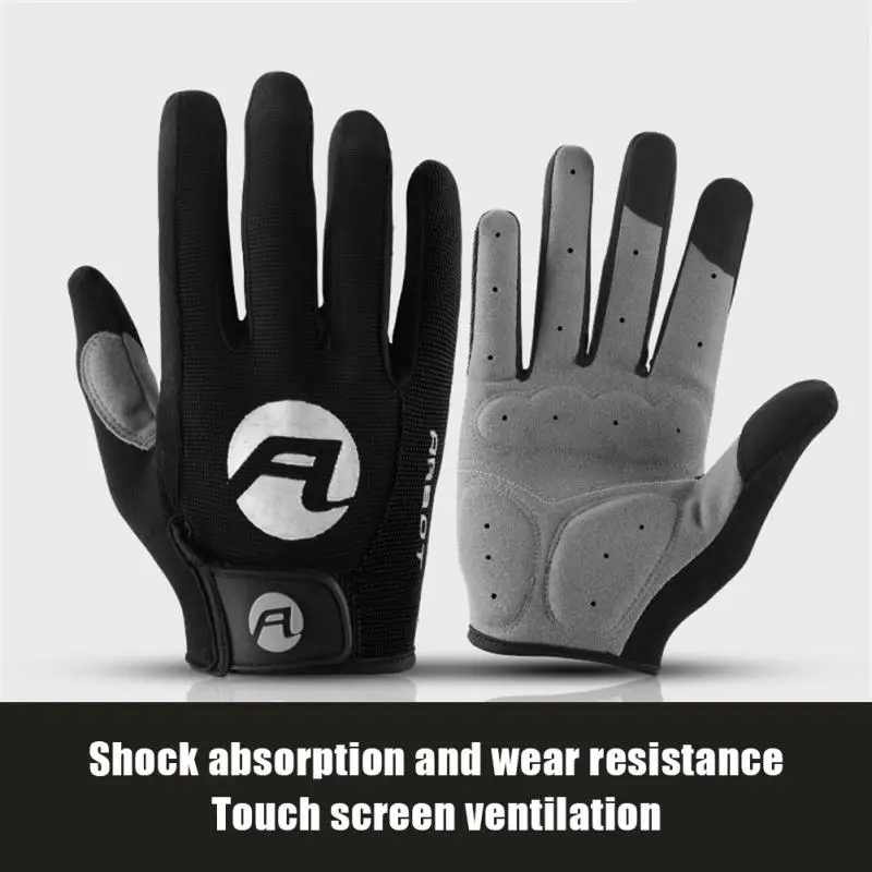 

Winter Warm Cycling Gloves Unisex Touchscreen Full Finger Gloves Absorbing Sweat Outdoor Riding Sports Protector Bike Equipment