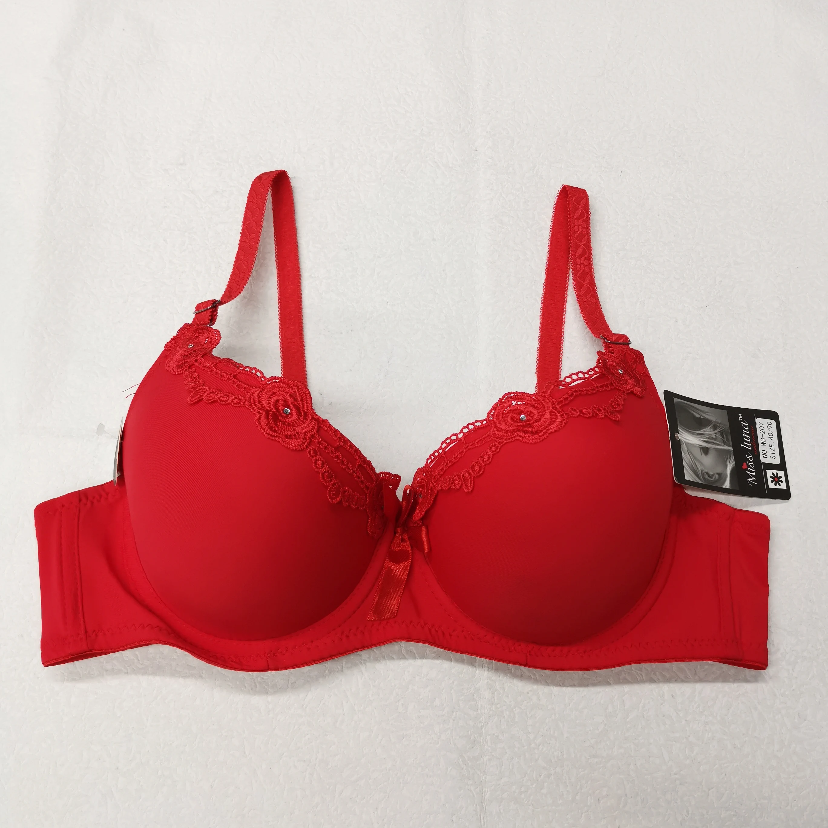 Push up bra para o sexo feminino rendas floral copo completo lingerie sexy roupa interior íntima mulher underwire bralette ajustado cinta sutiã (0)