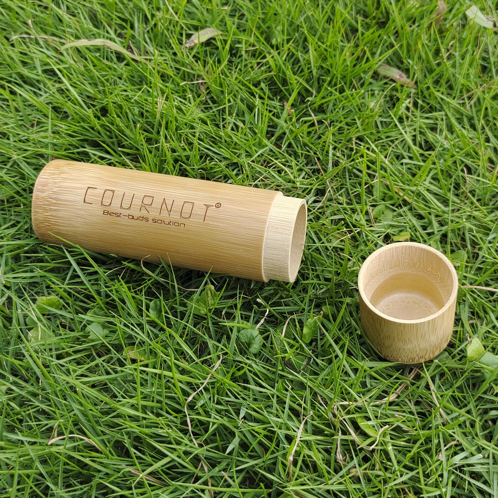 Натуральная банка для хранения COURNOT герметичный бамбуковый контейнер 46 мл/57 мл с