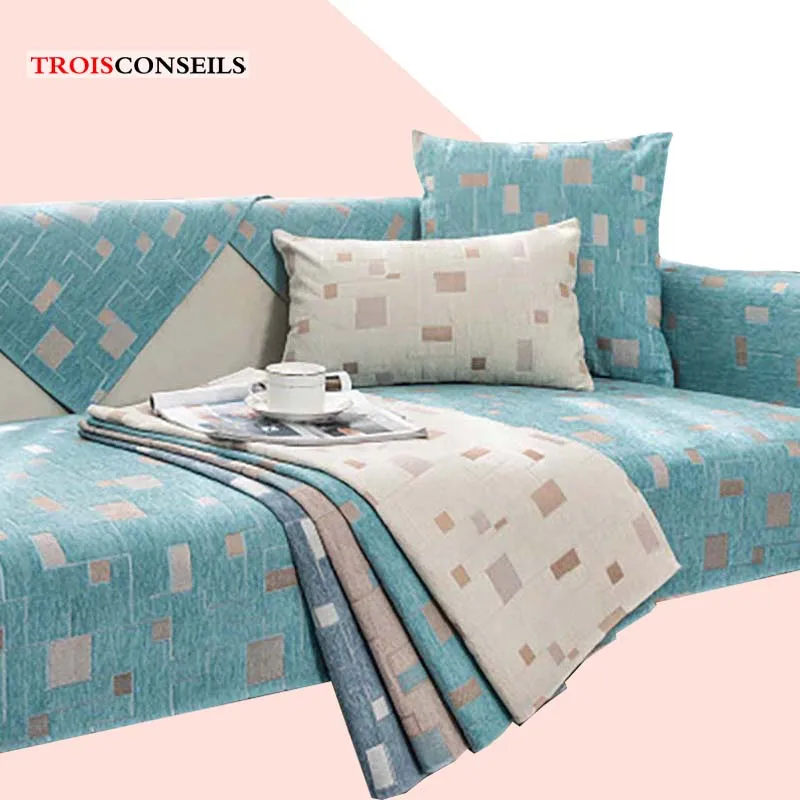 

Chenille Summer Sofa Cover Four Seasons Universal Non-slip Sofa Towel for Living Room Couch Seater Sofa Cover