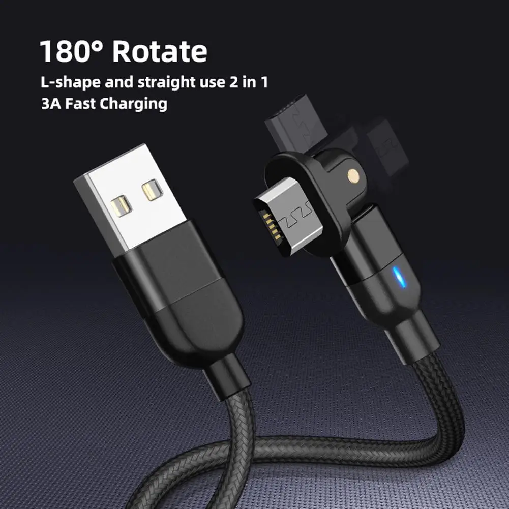 Кабель для быстрой зарядки в нейлоновой оплетке 3 А|Кабели передачи данных| |