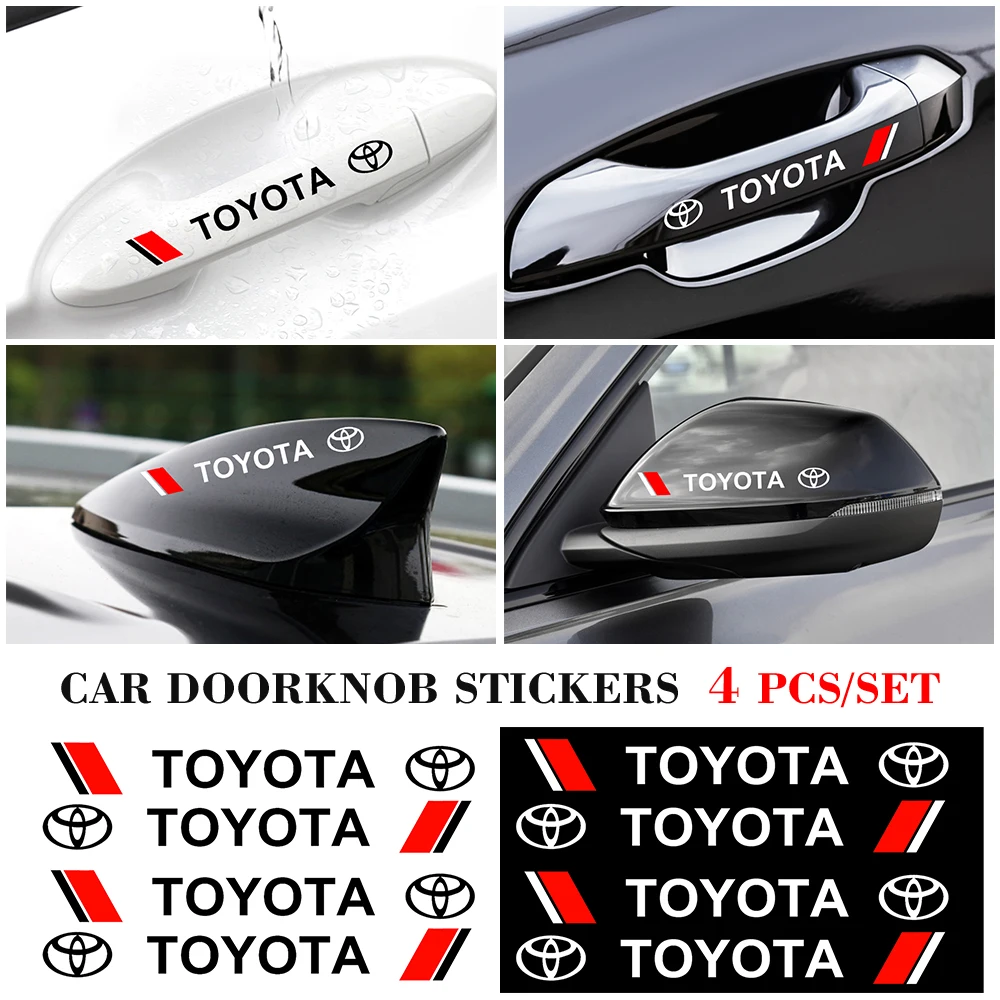Стайлинг автомобиля 4 шт. стикер s дверная ручка кузов наклейка Водонепроницаемая