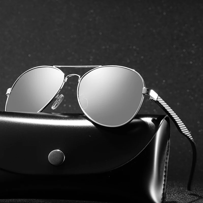 

Brand Men Aluminum Sunglasses Polarized UV400 Mirror Male Sun Glasses Women For Men Oculos de sol