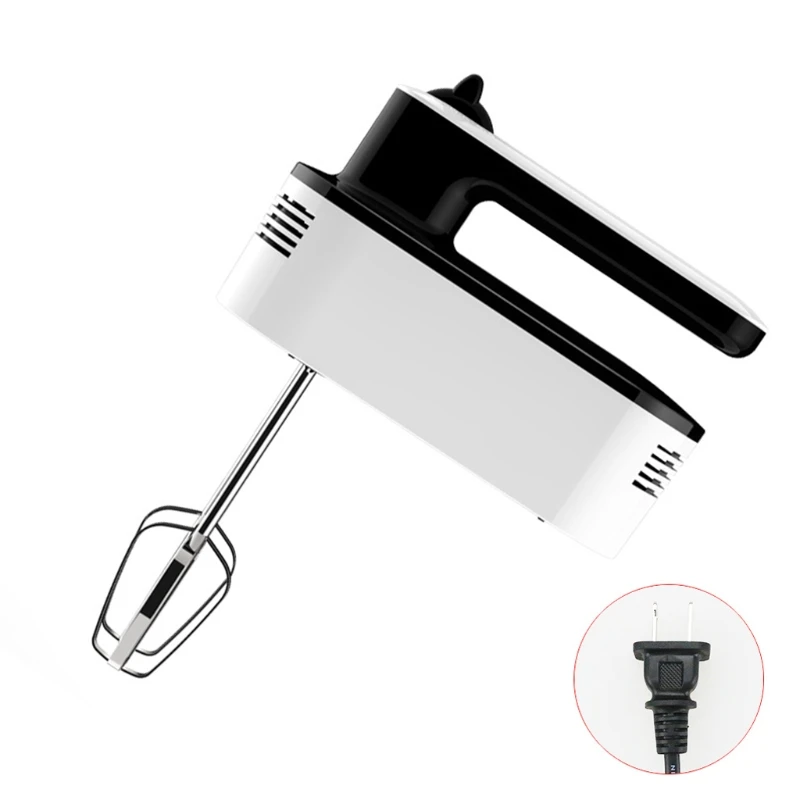 

Hand Mixer Electric Handheld Mixer for Baking Cake Egg Cream Food Beater 5 Speed Stainless Steel Accessories for Kitchen 425B