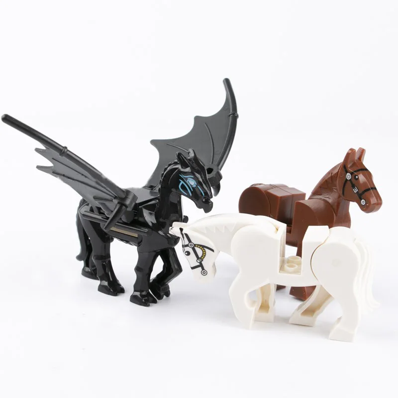 

Moc Small Building Block Medieval Knights Horses Children's Toys