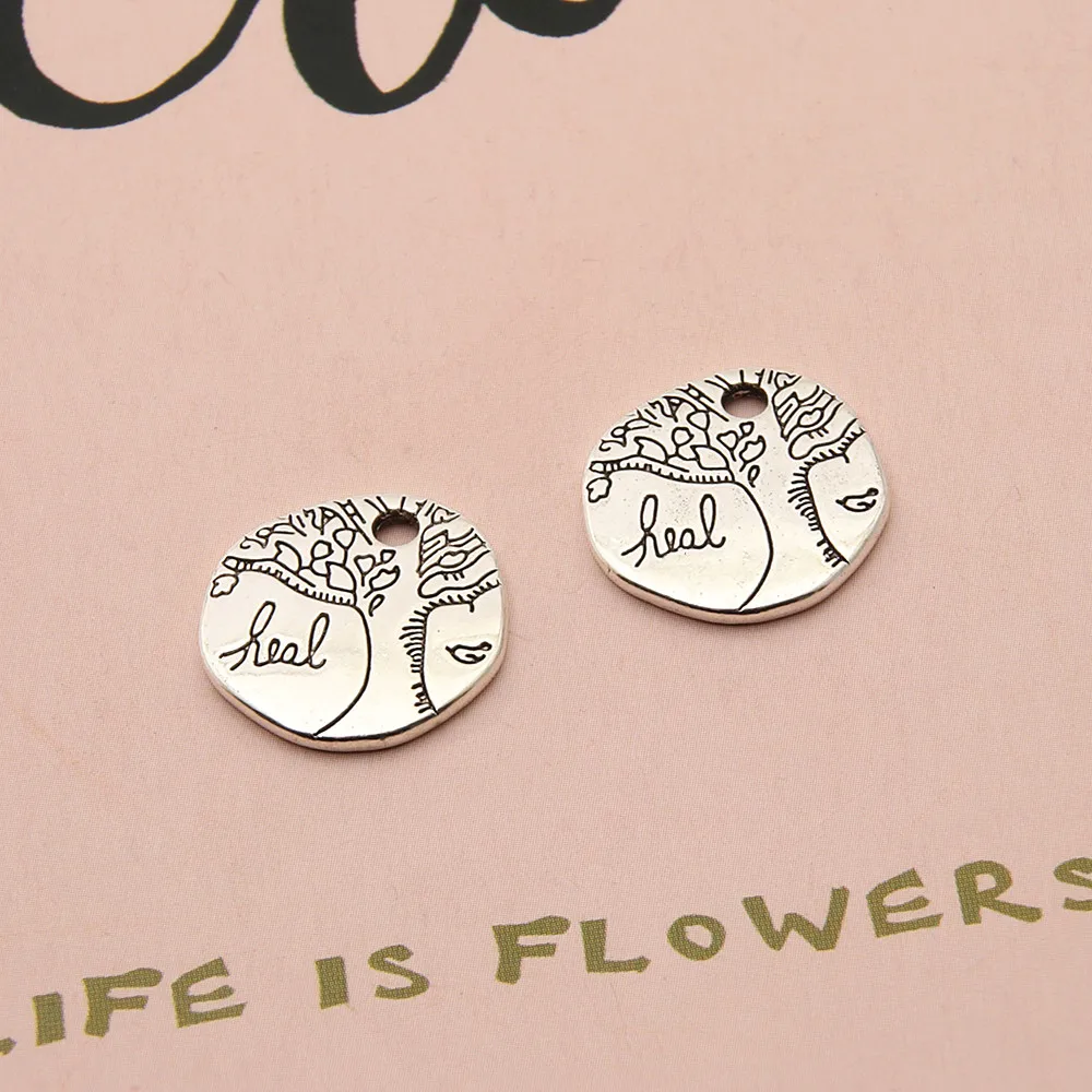 Подвеска для браслета семейное дерево 16 мм 10 шт. | Украшения и аксессуары