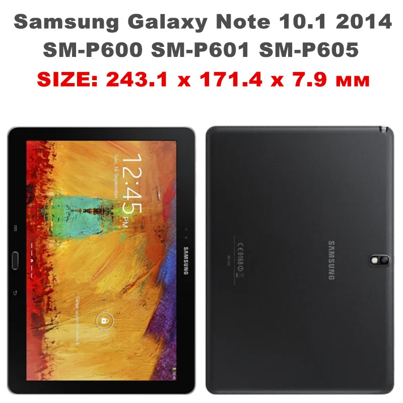 Чехол из искусственной кожи для Samsung Galaxy Tab Pro 10 1 чехол с подставкой Note 2014 Edition |