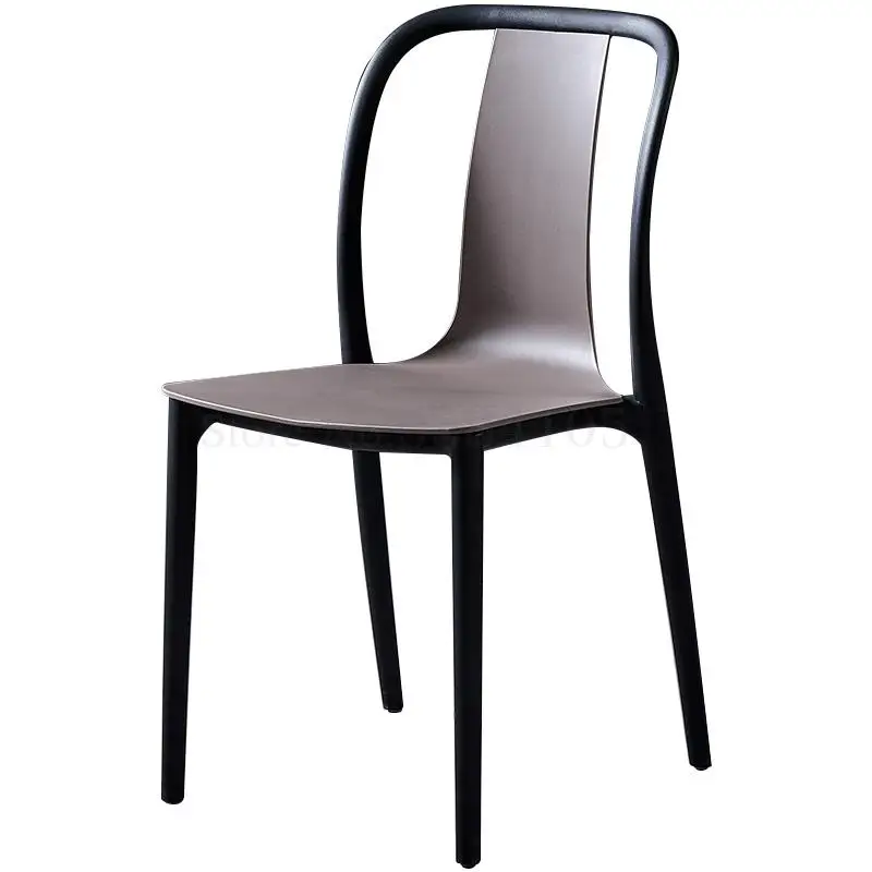 Пластиковый стул в скандинавском стиле простой современный обеденный