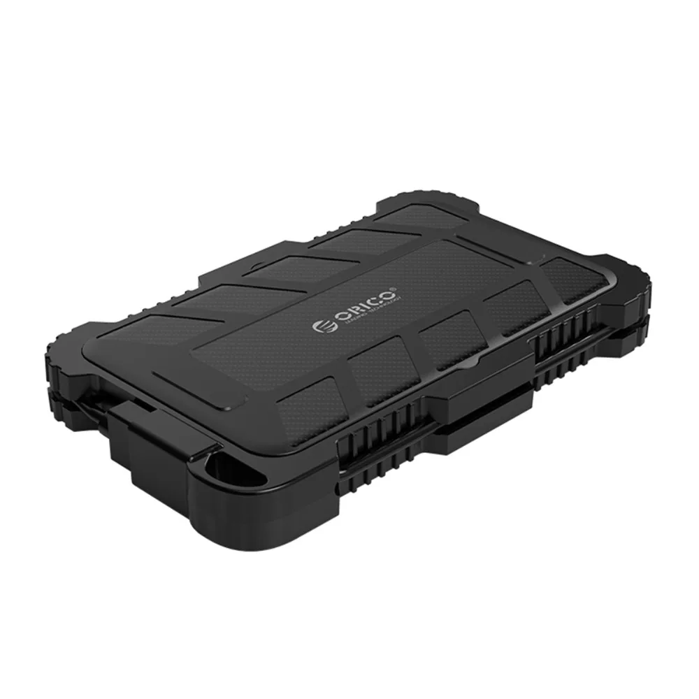 ORICO 2,5 дюймов USB3.0 HDD чехол с крюком для наружного водонепроницаемого ударопрочного пылезащитного жесткого диска коробка для жесткий диск, SSD, корпус