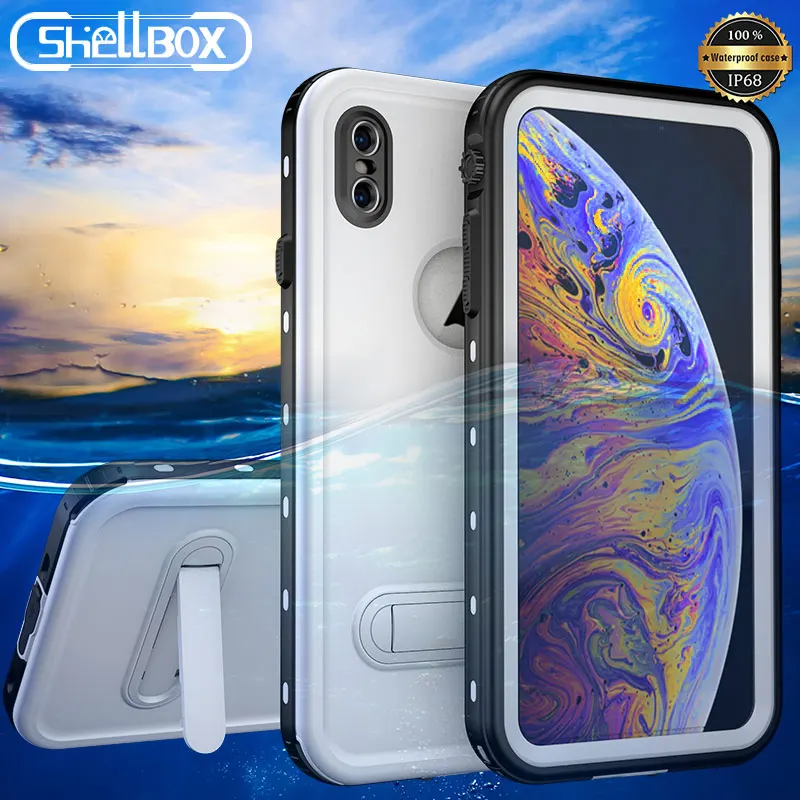 Ударопрочный чехол для подводной съемки iPhone XR X XS Max уличного спорта IP68