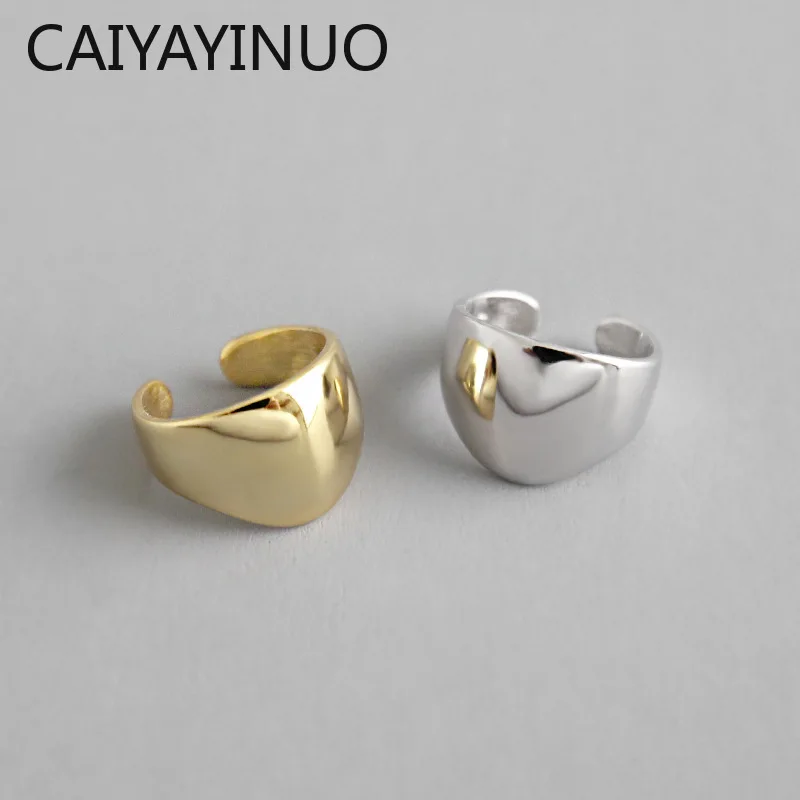 Минималистичные уникальные серьги-Клипсы из стерлингового серебра 925 пробы с