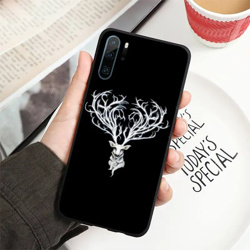 

Animal line Art Phone Case For Huawei P40 P20 P30 lite Pro P Smart 2019 Mate 40 20 10 Lite Pro Nova 5t