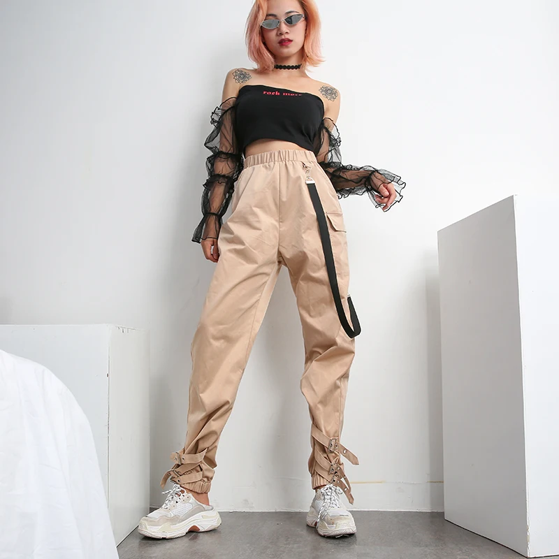 2018 Новый женский комбинезон свободные брюки Харадзюку комбинезоны в полную