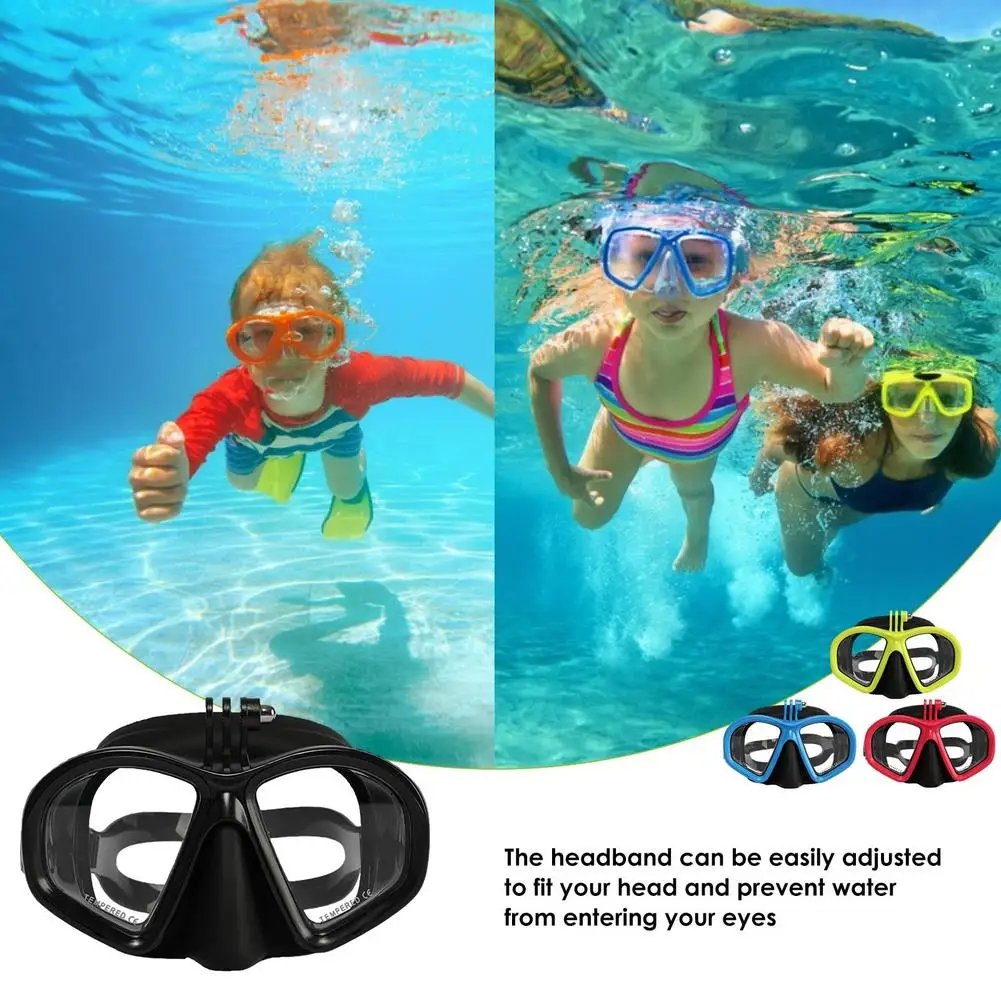 Профессиональные детские плавательные очки с камерой и муравьями силиконовые