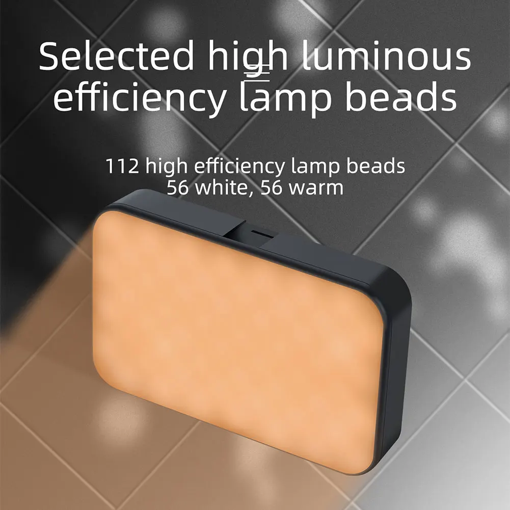 

Dimmable LED Video Light with Tripod for Live Streaming Selife Photography 3200K-6500K