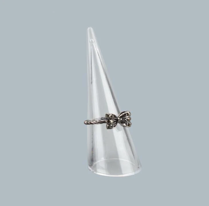 Прозрачная белая черная креативная витрина для колец модная популярная