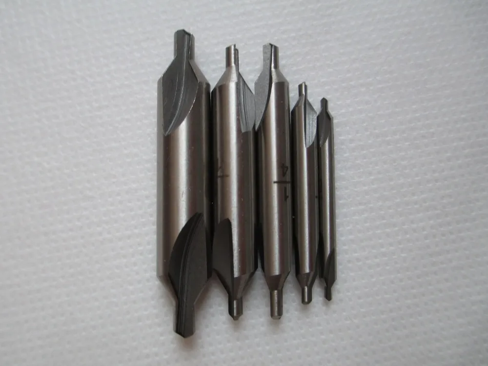 5 шт. 1/8 &quot3/16&quot 1/4 &quot5/16&quot 3/8 &quotHSS комбинированный центр сверла зенковки биты
