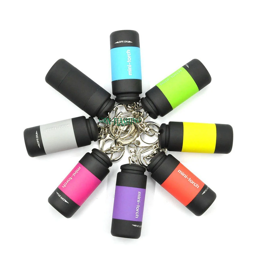 Портативный Миниатюрный светодиодный фонарик Ультраяркий водонепроницаемый