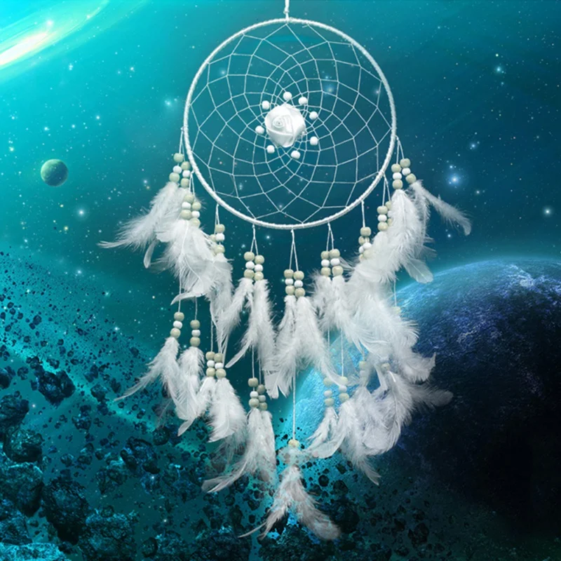 Для свадьбы украшения на стену украшение конфетного цвета перо Ловец снов