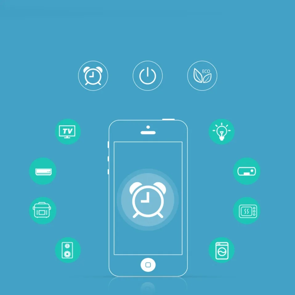 AVATTO мини стандарт 16А ЕС Смарт Wi-Fi разъем с монитором питания розетка работает с Google Home, Alexa, IFTTT Голосовое управление