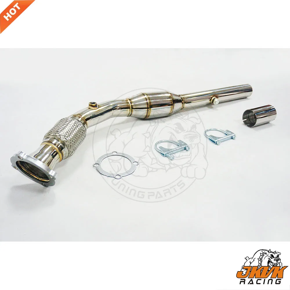 

JKVK гоночная труба из нержавеющей стали Decat для MK4 G TI 1,8 T TURBO 1,8 t A3 TT Seat Leon 1998-2003