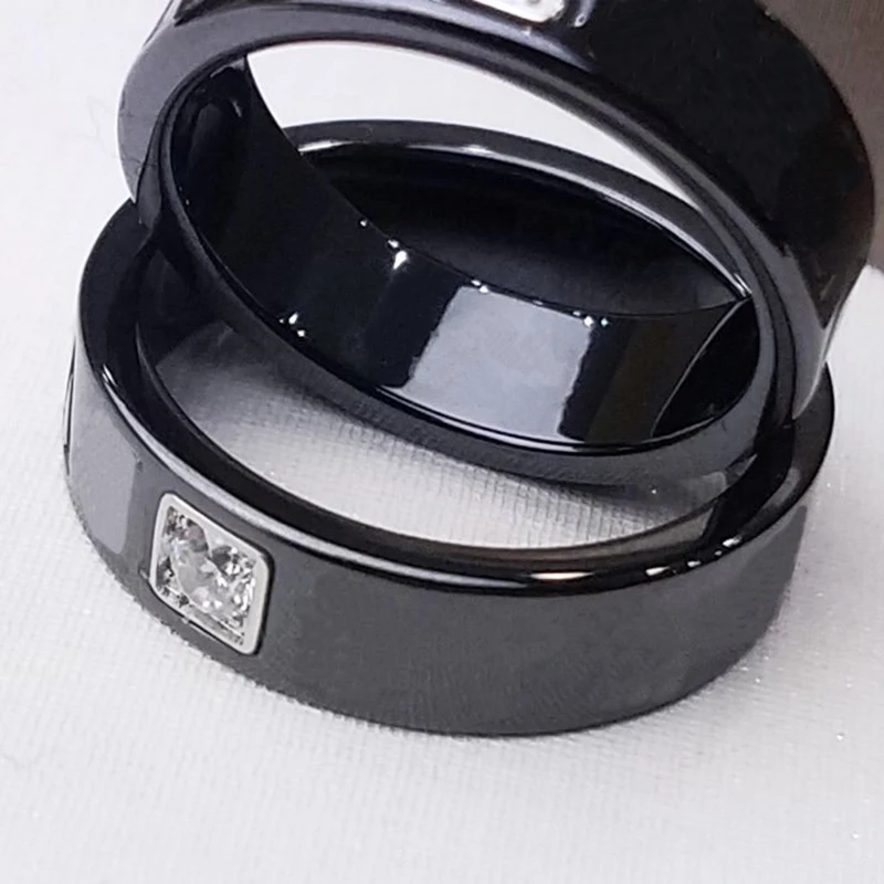 

Brand Zircon Ring Fashion Jewelry For Men And Women Ring Lovers Gift