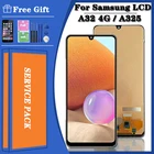 100% тест для Samsung Galaxy A32 4G LCD для Samsung A325 LCD A325F SM-A325FDS дисплей рамка сенсорный дигитайзер экран A325 LCD