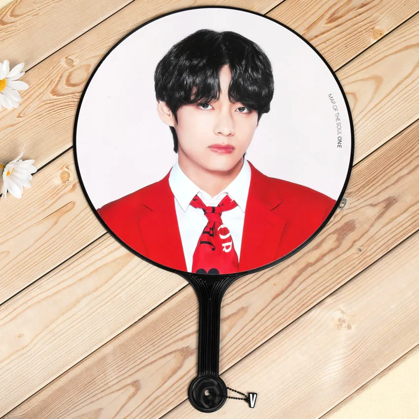 Kpop Star Map Of The Soul One Hand Fan RM JHOPE JIN SUGA JIMIN V JUNGKOOK альбом веера игрушка подарок 29 5