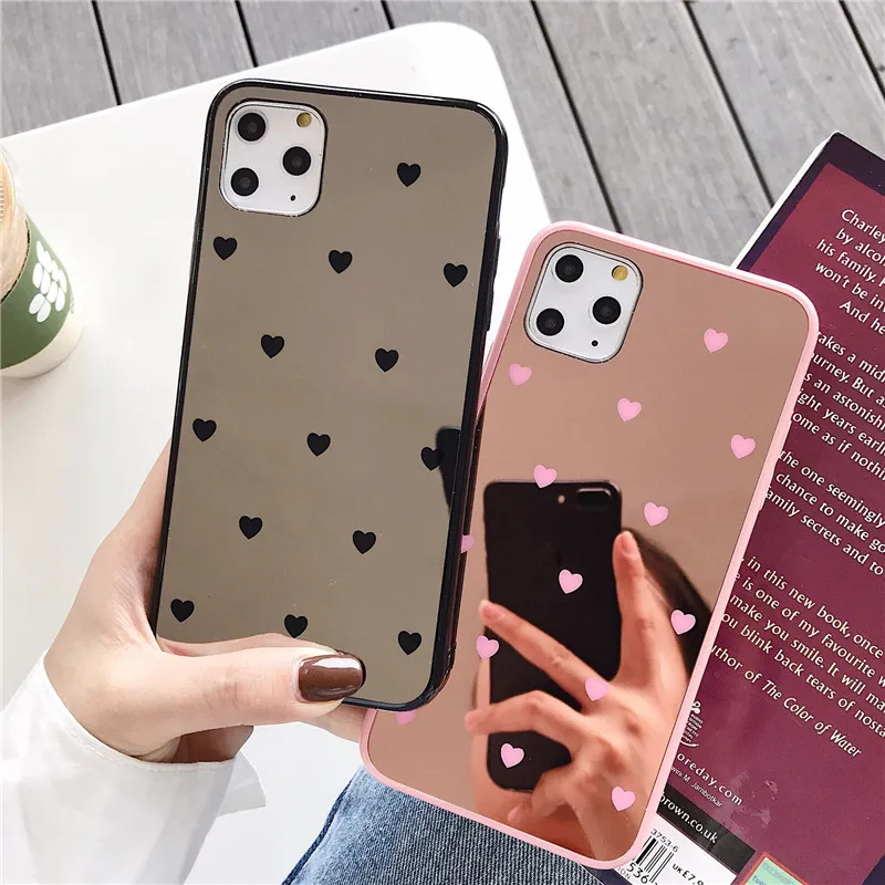 Матовый зеркальный Ударопрочный силиконовый чехол для iphone 12 Pro Max mini 7 8 Plus 6 6s Xs MAX XR
