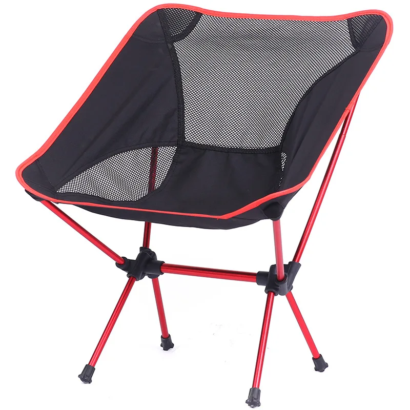 

Portable Outdoor Folding Chair With Backrest Outdoor Aluminum Folding Chair Fishing Camping Stool BBQ Outdoor Folding Chair