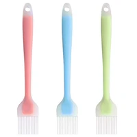 1 pcs silicone barbecue oil brush pastry cake cream butter baking brush with handle heat proof grill brushes kitchen bbq tools