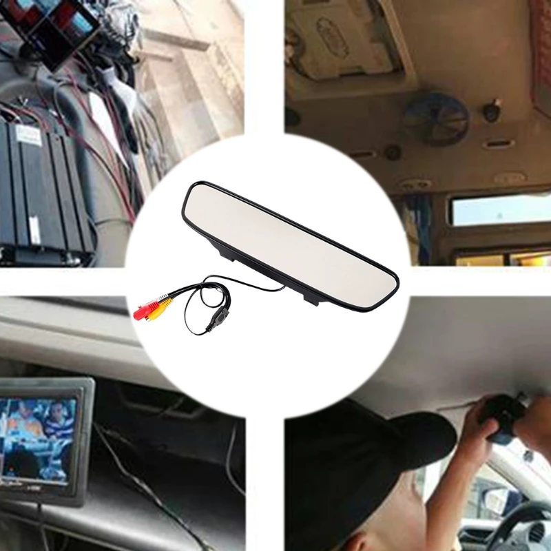 

High-Pixel 4.3-Inch Rearview Mirror Car Monitor Reversing Display 28GC