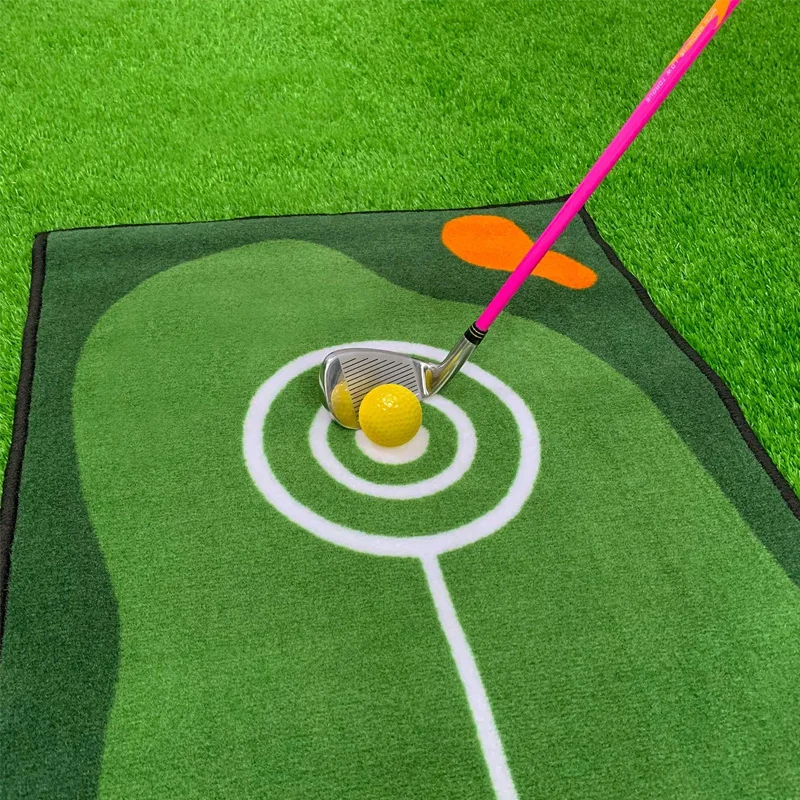 en Ucuz Crestgolf 300cm * 50cm Golf Minderi Golf Vuruş Yeşil Kapalı Golf Uygulama Kapalı Kullanarak Açık Uzun Isabet Mat Golf Eğitim Yardımcıları