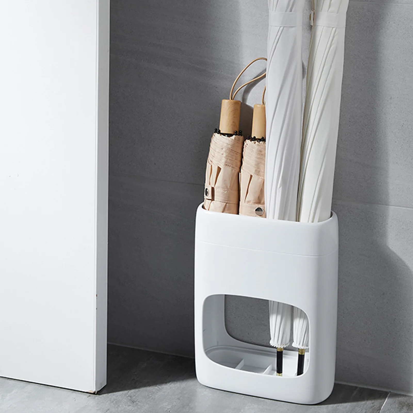 

Home Umbrella Drain Rack Hotel Shopping Mall Floor Four Hole Umbrella Storage And Finishing Rack