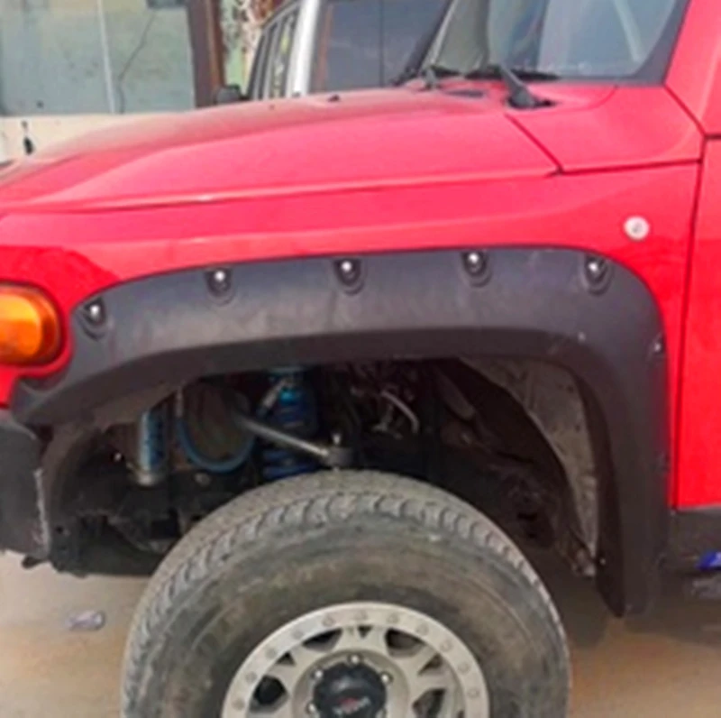 Подходит для Toyota FJ Cruiser Body kit fender 2007- год Воздухозаборники вентиляционные крышки автомобиля refitt широкий кузов аксессуары