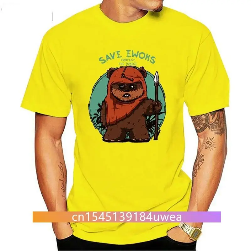 

New 2021 Save Ewoks Forest Mens T-shirt size S-2XL