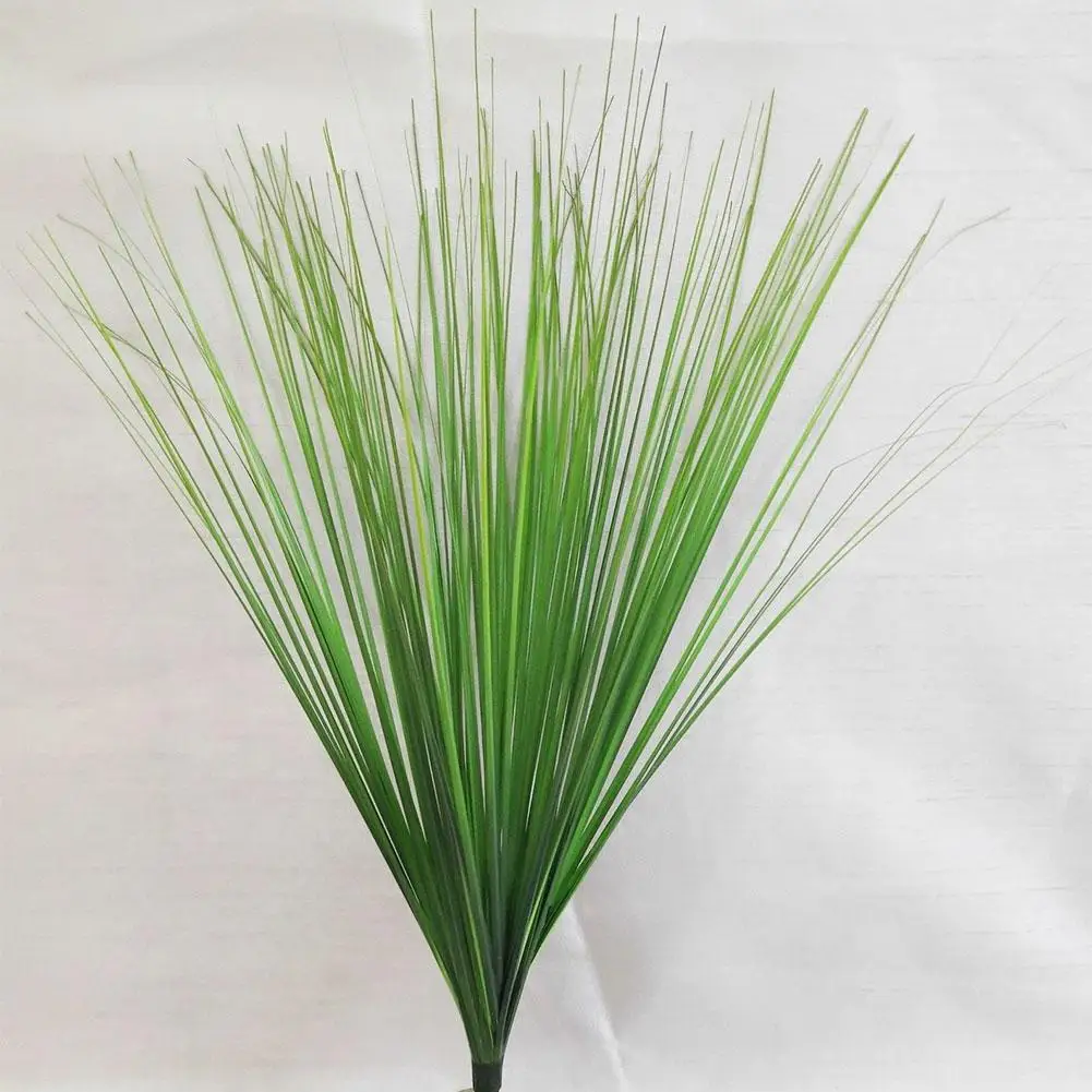 

60Cm Artificial Leaf Simulation Leaf Onion Grass Silk Lawn Fake Engineering Plants Simulation Decoration Arranging Flower F8K3