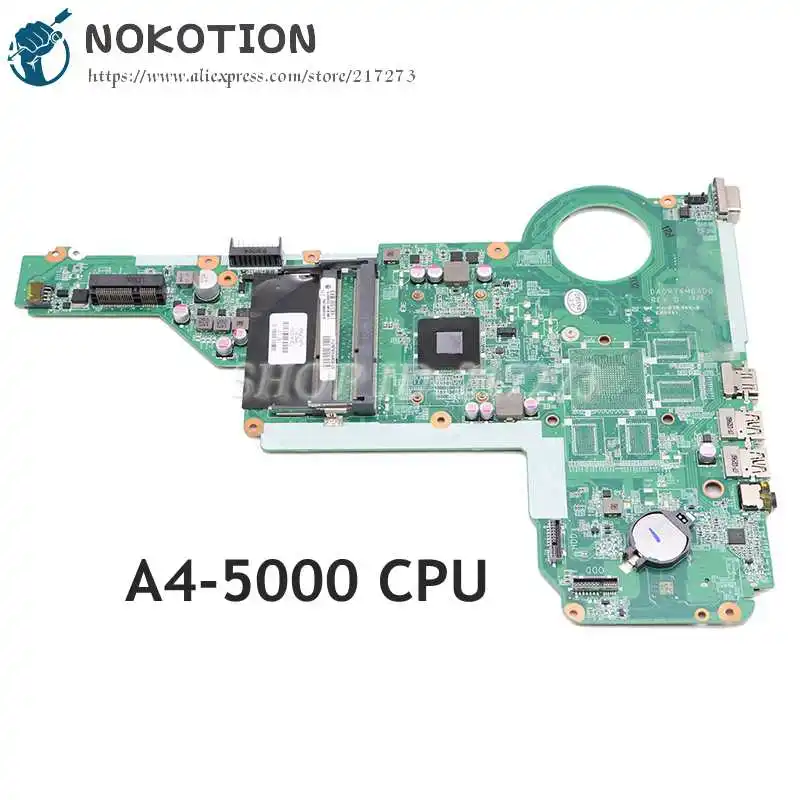 Фото NOKOTION материнская плата для ноутбука HP Pavilion 17Z-E100 17Z Материнская A4-5000 Процессор DDR3